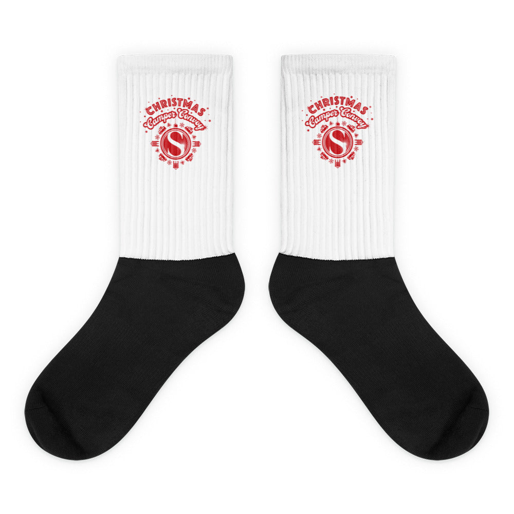 Christmas Camper Convoy Socks