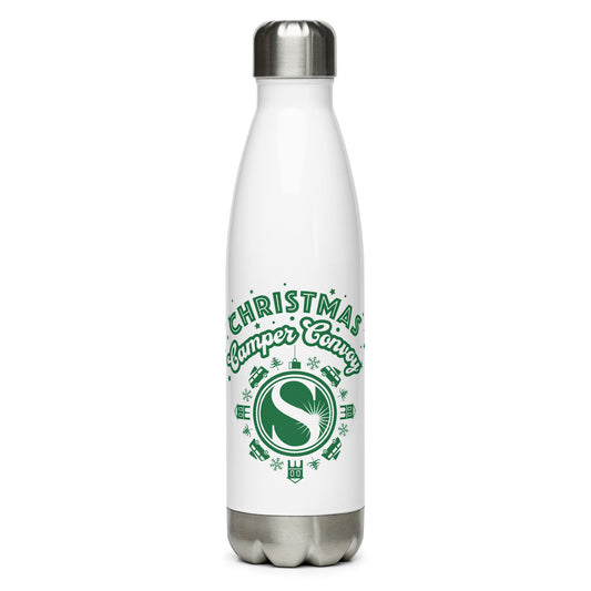 Christmas Camper Convoy Water Bottle