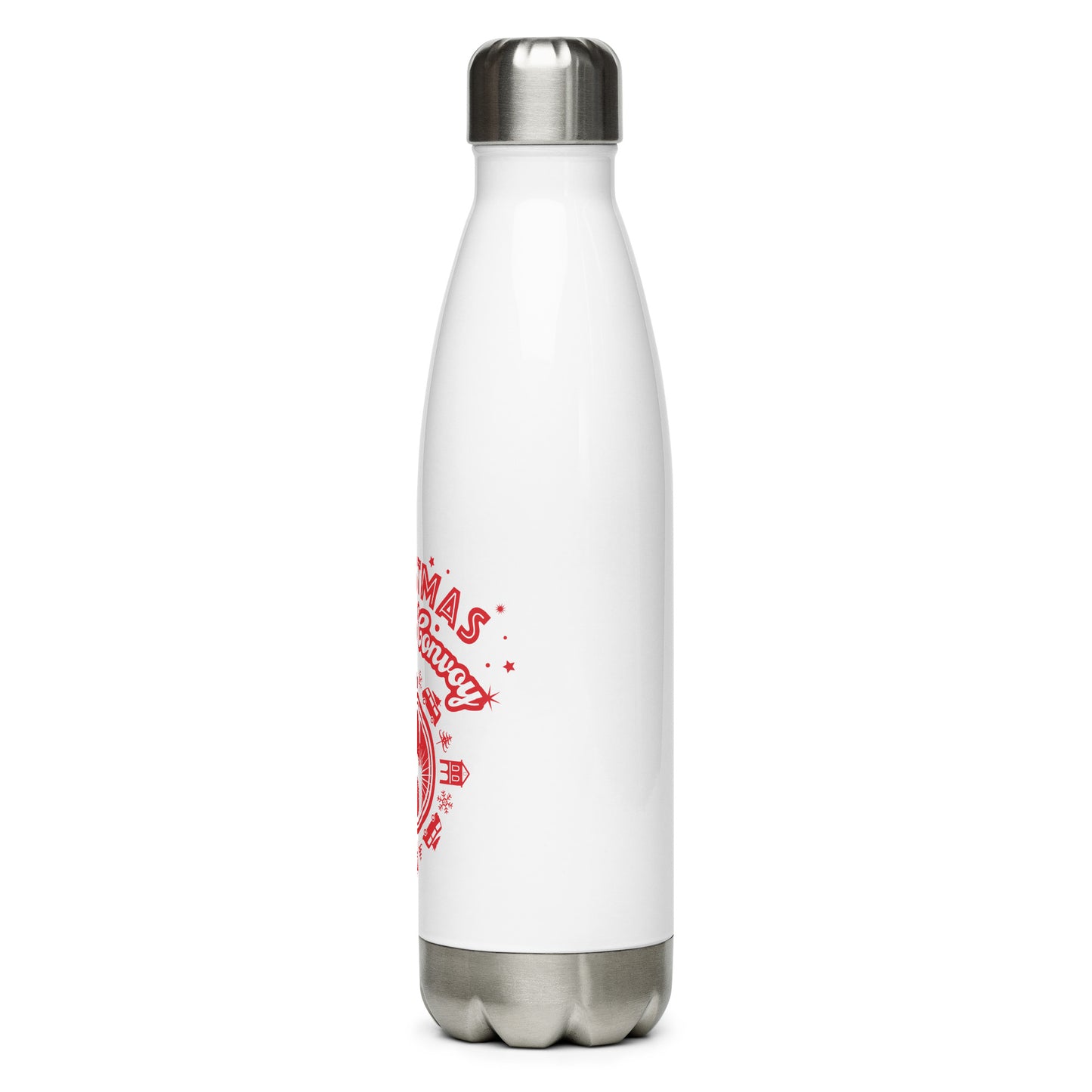 Christmas Camper Convoy Water Bottle