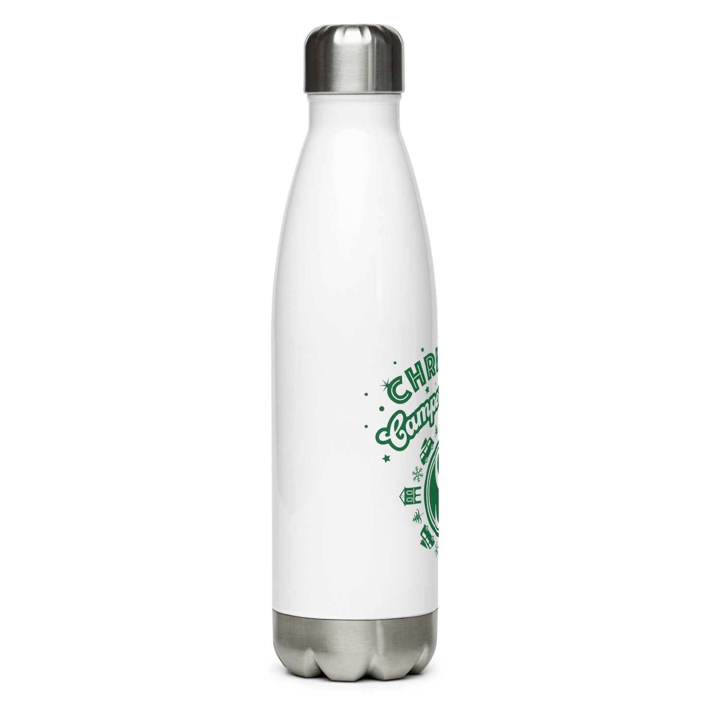 Christmas Camper Convoy Water Bottle