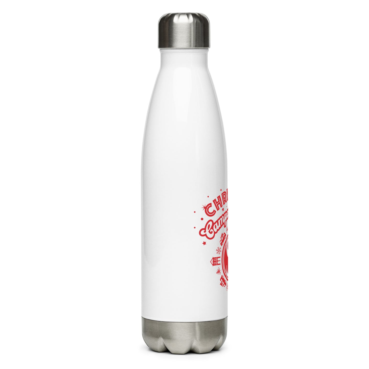 Christmas Camper Convoy Water Bottle