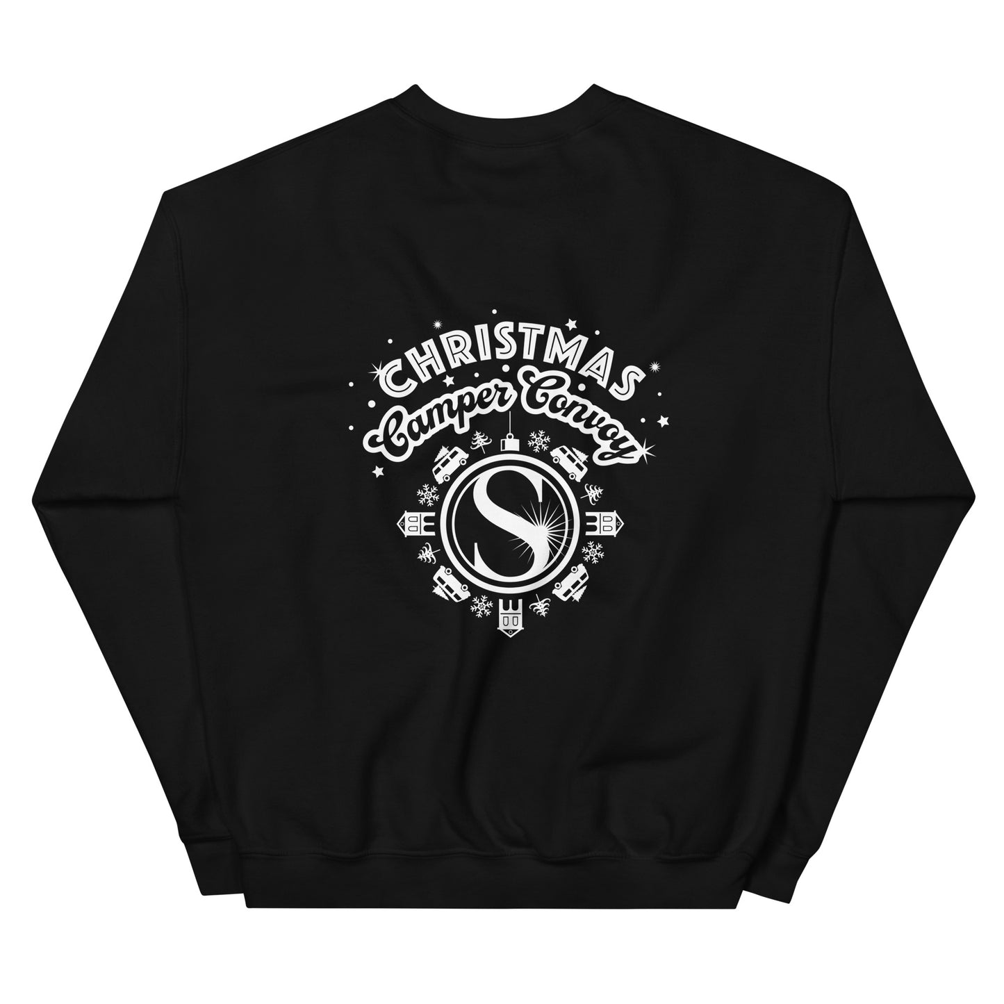 Christmas Camper Convoy Sweatshirt - Be more like Santa