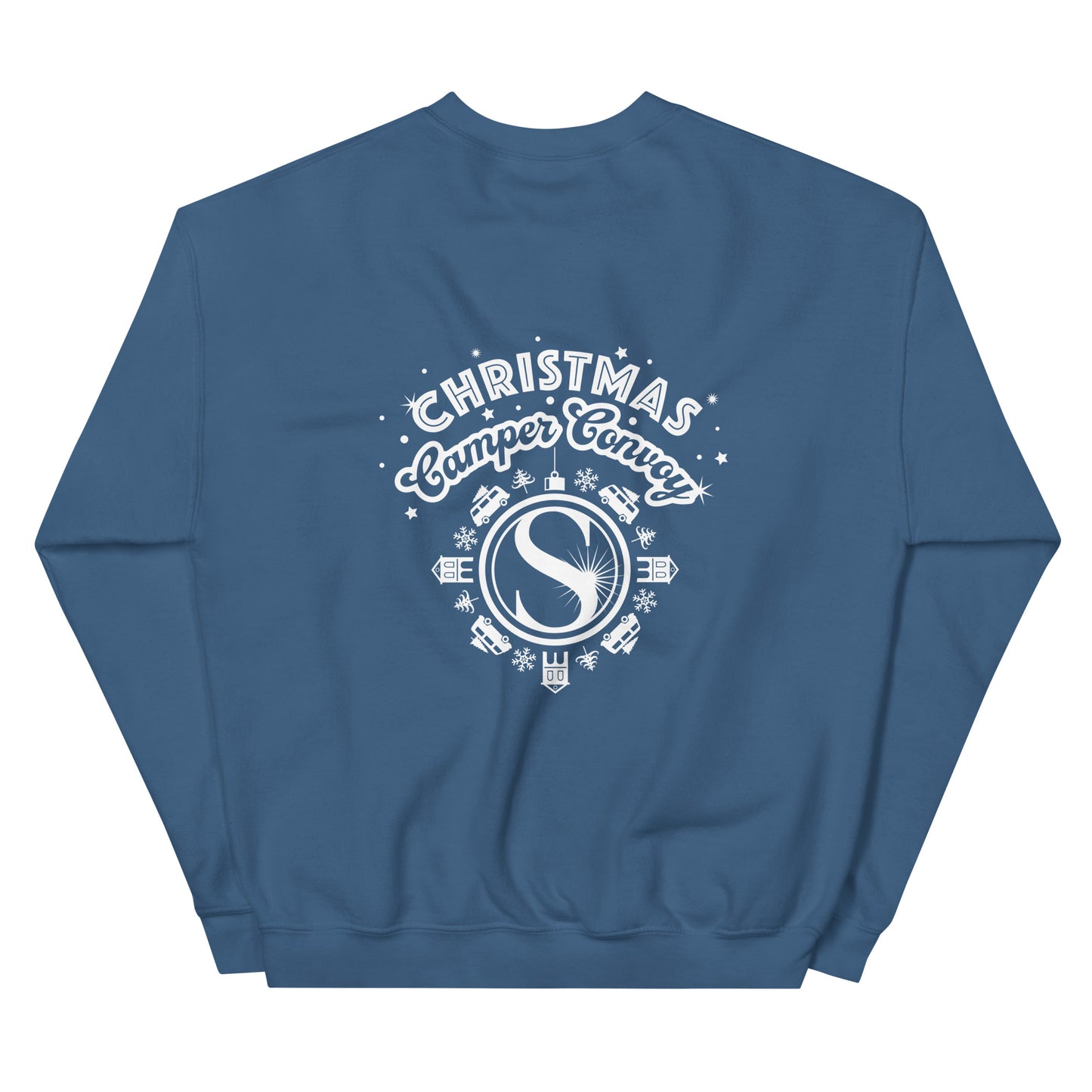 Christmas Camper Convoy Sweatshirt - Be more like Santa